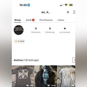 Look at my Depop @ez_k_